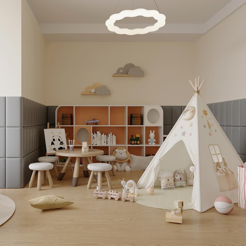 YU LI 3DH 3D Anti-Collision Wall Padding for Kids Self-Adhesive