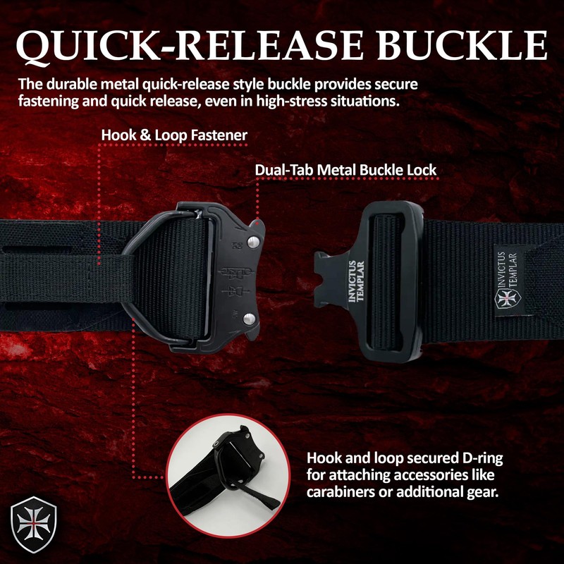 Invictus Templar Armiger Modular Tactical Belt – 3 Part 1000D