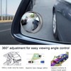 Eastrise 2-Pack 360° Adjustable Wide-Angle Blind Spot Mirrors - HD