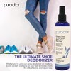 PURA D'OR Organic Shoe & Foot Odor Eliminator Spray (8oz)