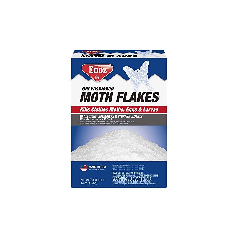 Enoz Old Fashioned Moth Flakes, 14 Ounce