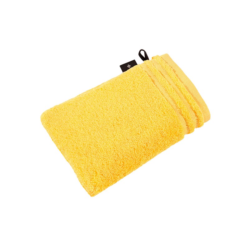 Vossen Wash mitt yellow size 16x22 cm