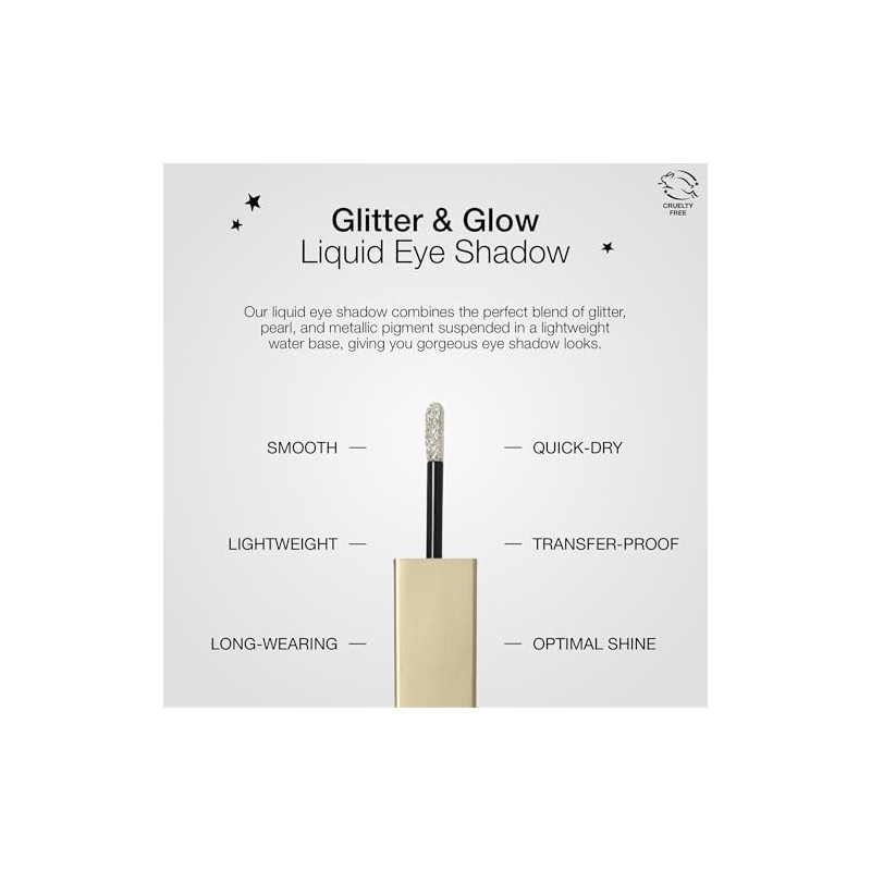 Stila Magnificent Metals - Sombra de ojos líquida con purpurina