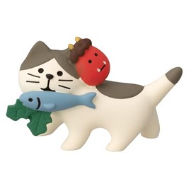 Decore Concombre ZFK-16227K Hieragi Iwashi Cat Approx. 18.5 x 0.8 x 11.8 inches (47 x 20 x 30 cm)