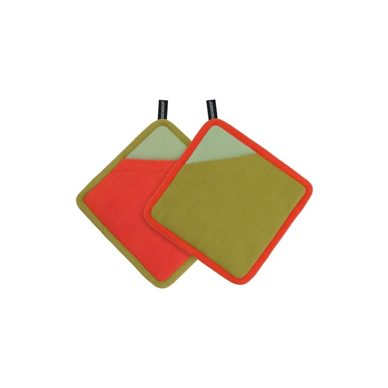 Remember - Set of 2 Fabric Pot Holders