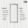 Fittes Modern Framed Wall Vent Cover 6x10 Inch, DIY AC