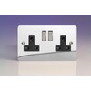 XFC5DB - Varilight - Ultra Flat Plate - Polished Chrome