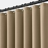 MIULEE Extra Long Waffle Weave Shower Bath Curtain 84 Inch