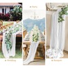6 Pack Cheesecloth Table Runner, 10Ft Boho Gauze Table Runner