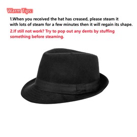 Classic Fedora Hat for Men Women Bucket Fedora 20s Fedora Hat Short Brim Panama Cap Fashion Jazz hat Church Party Fedora Black