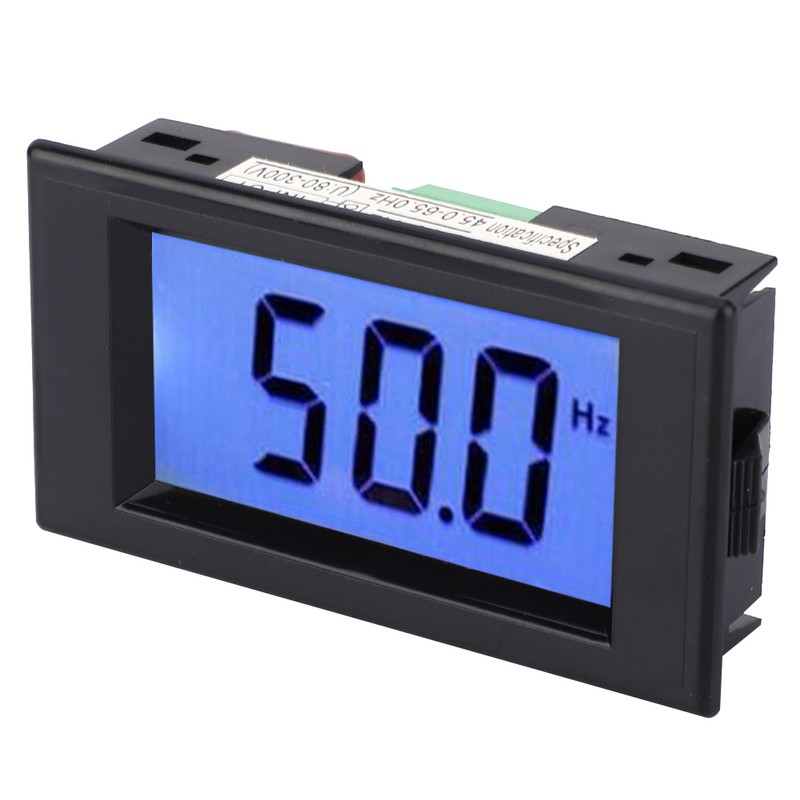 D69‑HZ Digital Display Frequency Meter 45.0~65.0Hz AC80~300V Cymometer with LCD