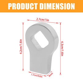 LOOBOR Kickstand Leg Stop Jiffy Stand Leg Stop Replacement For Harley Big Twin 1936-1984 Replaces # 50015-74 Softail FSXT 1984-2006 Replaces # 50028-74
