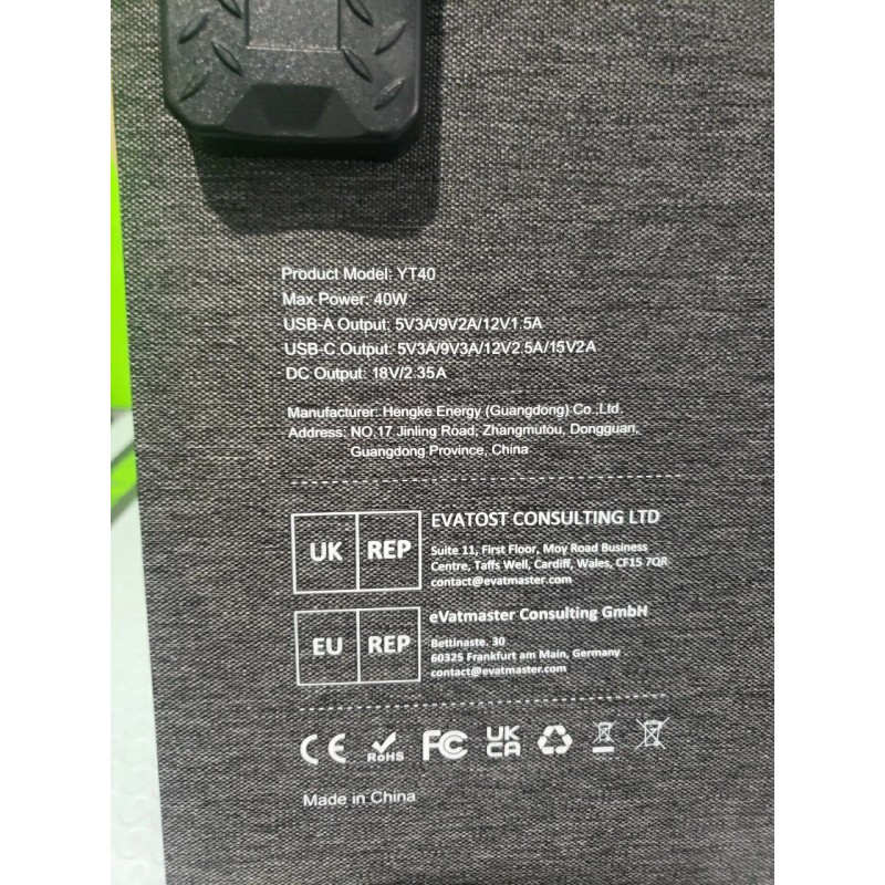 Combo Model 100W Portable Power Station with 40W Solar Panel