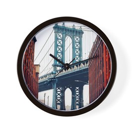 CafePress George Washington Bridge New York City 10" Wall Clock for Livingroom, Kitchen, or Office