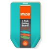 IMUSA Cutting Board Set – 3-Pack Plastic Cutting Boards for