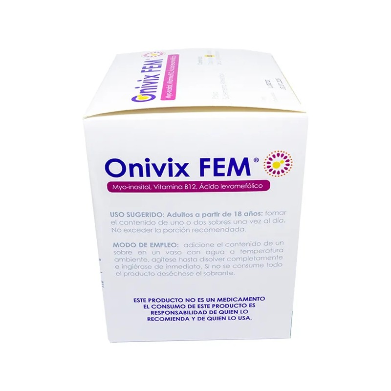 ONIVIX FEM,Coadyuvante,Myo-inositol,Acido fólico,VitaminaB12