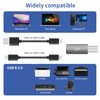 YACSEJAO USB C to USB B Adapter 4-Pack USB C
