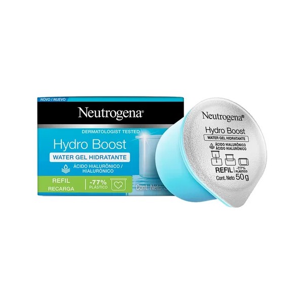 Neutrogena Hydro Boost Refill Crema Hidratante Facial con Ácido Hialurónico,