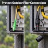 3M SC/APC Single-Mode Fiber Patch Cord – Waterproof Pre-Terminated Optical