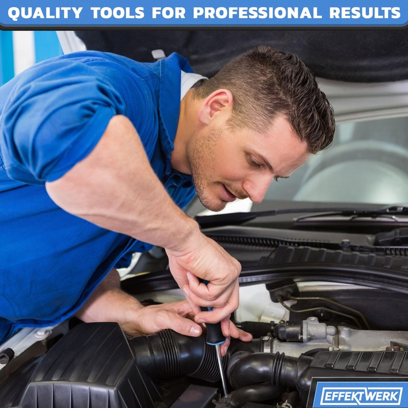 EffektWerk - 6-pc Screwdriver Set - 4 Flat Head &