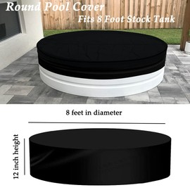 StorMaster 8ft Steel Round Stock Tank Pool Cover