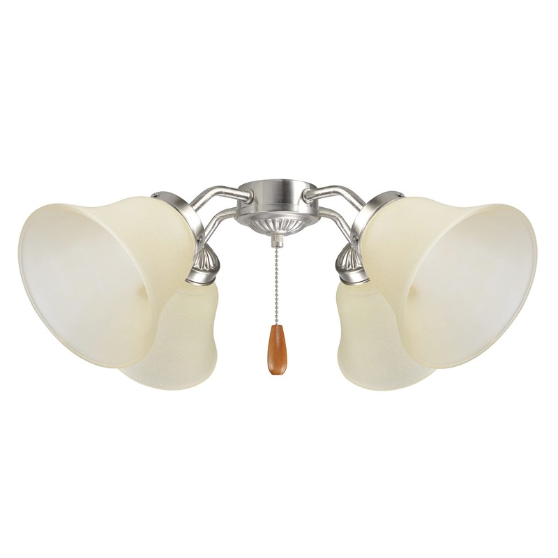 Aspen Creative 23171-4 Transitional Amber Ceiling Fan Replacement Glass Shade.