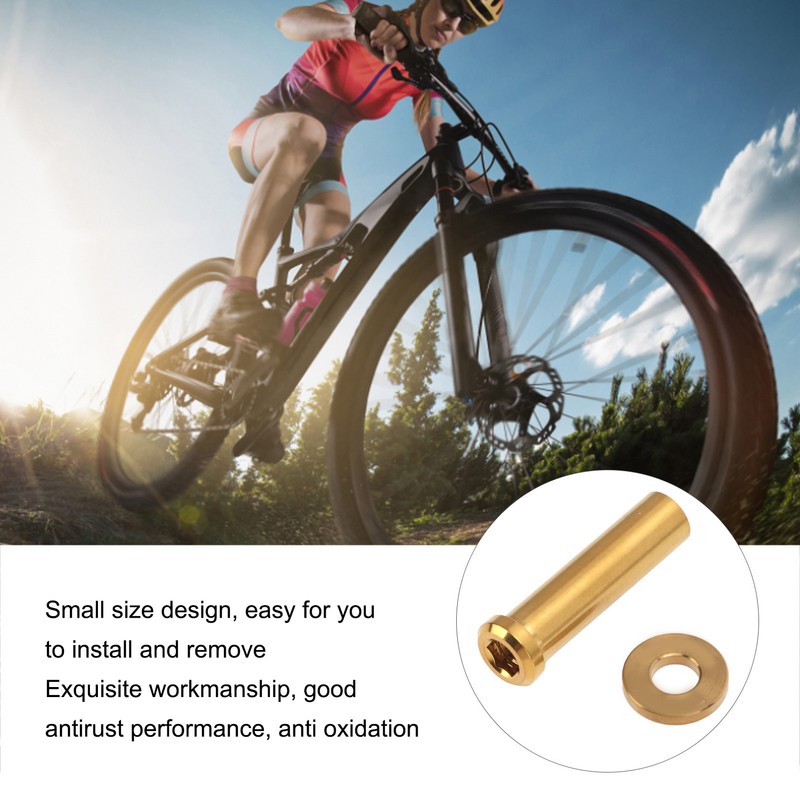 Road Bike C Clamp Fixed Nuts 30mm Titanium Alloy Antirust