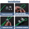 CRLLDPM Pack of 6 M4 Rope Clamps, Wire Rope Clamp,