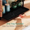 GSlife Dish Drying Rack, 2 Tier Rust-Resistant Dish Rack with