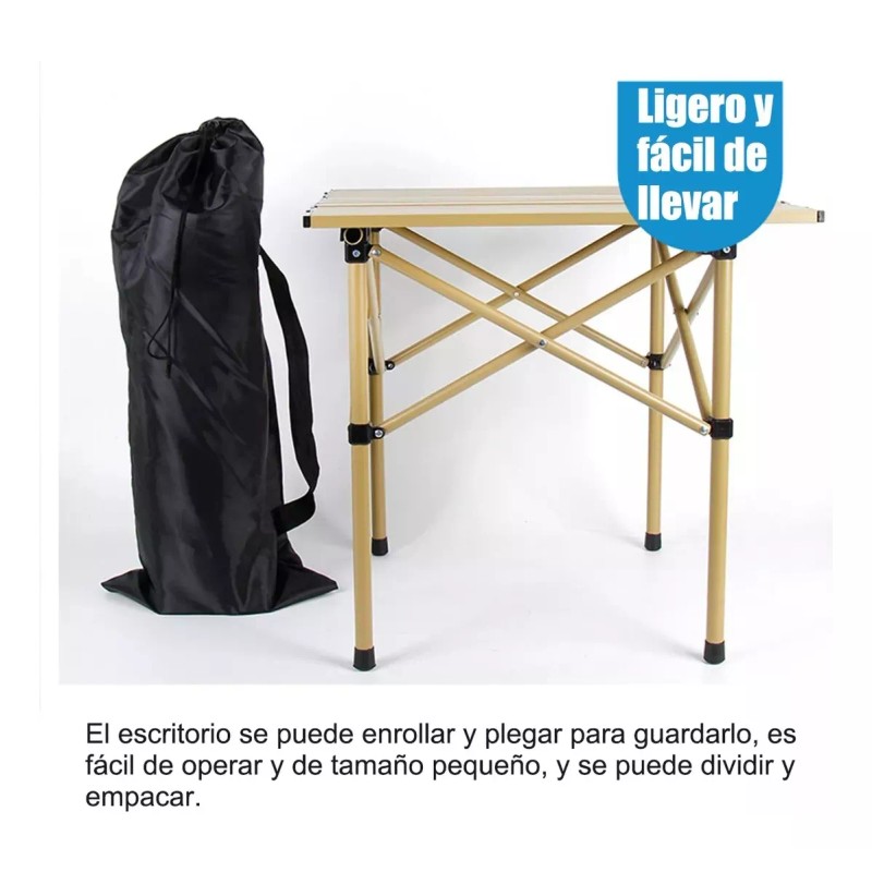 Heke Juego De 3 Sillas Y Mesa Plegable Para Camping