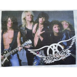 SINGER 1 Aerosmith Logo Quilt Block “rock Music Fabric Material Steven Tyler Crazy #2