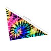 Modern Rainbow Tie Dye Hippie Bohemia Dog Bandana Scarf Triangle