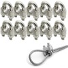 Wire Clip, Cable Fixing Rope, Fixing Hardware, Saddle Clamp, Stainless