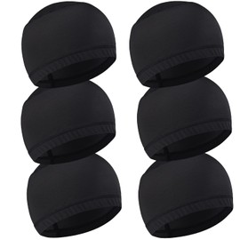 6Pcs Men Cooling Skull Cap Helmet Liner, Sweat Wicking Beanie Head Wrap Bicycle Hard Hat Motorcycle Football Cycling Running Hats Caps Women