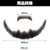 Felimoa Men's Realistic Mustache for Cosplay Costume, Cultural Festival, Theatre