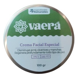 Crema facial especial 100 g | trata acné, cicatrices y manchas en piel mixta