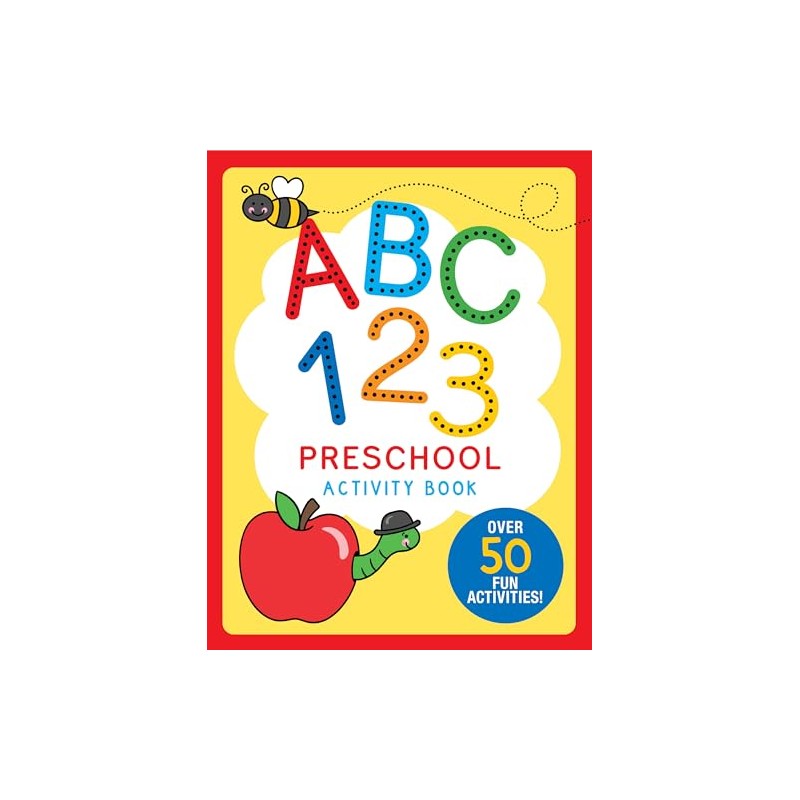 ABC 123 Preschool Activity Book
