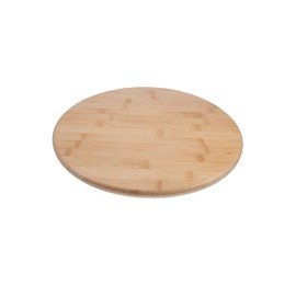 Plutreas Bamboo Lazy Susan Turntable for Cabinet or Table (13 inch)