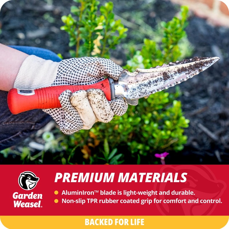 Garden Weasel Multi-Use Transplanter | Dig, Cultivate, Plant, Weed |