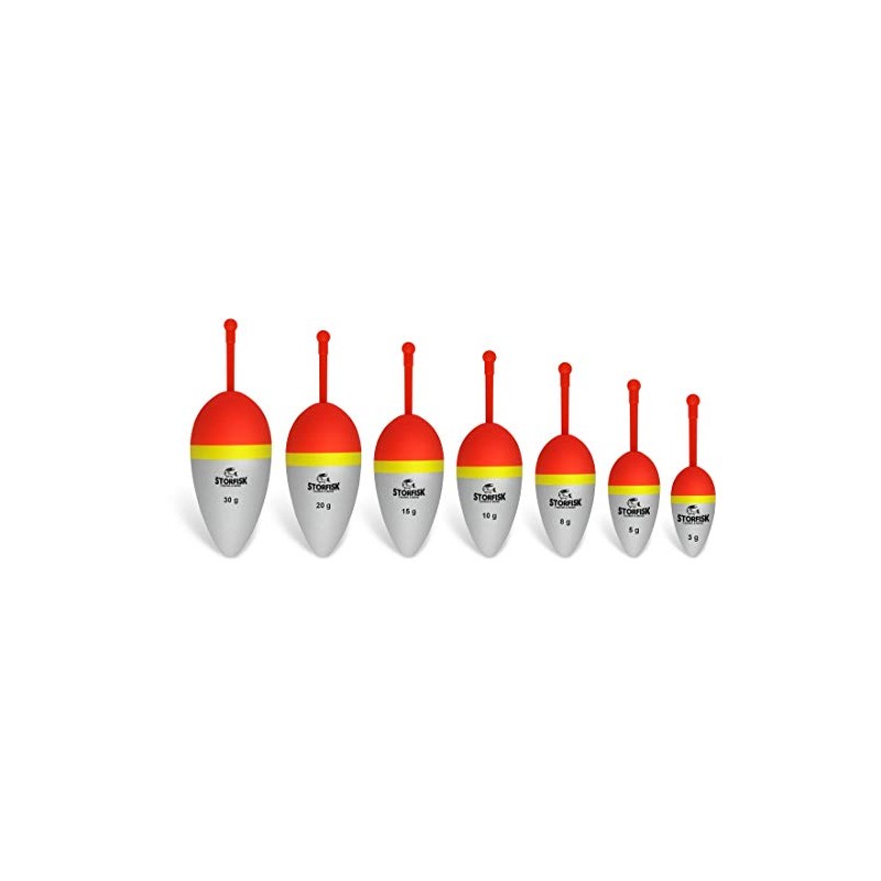 Storfisk fishing & more Hard Foam Predator Floats Set Locking