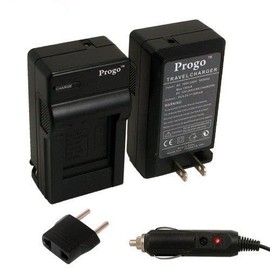 Progo Home & Travel Rapid Pocket Battery Charger, Compatible for Sony NP-FP50, FH50, FH70, FH100, NP-FV30, NP-FV40, NP-FV50, NP-FV70, NP-FV90, and NP-FV100 Batteries