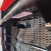 BILLFARO 2Pcs Black Upgraded Front Radiator Guards Grille,Aluminum Front Outer