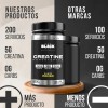 Creatina Monohidratada Black Supplements 1kg 200 Servicios Mango