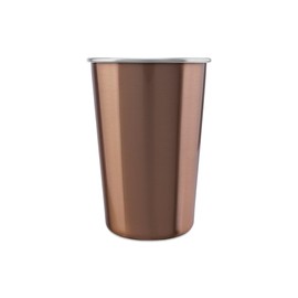 Grizzly Grip 16 oz Pint | Stainless Steel | Lid Sold Separately | For Cocktails Iced Coffee Car Travel Beach Camping Hiking Hunting Fishing | Copper