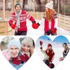 CHEUNGHAO 3 Pcs Couple Gloves - Thicken Fleece Mittens for