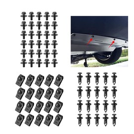 Lecctso 70PCS Bumper Clips, Car Clips, Engine Under Cover Splash Shield Bumper Fender Push Type Retainer Fastener, Car Accessories Compatible with Infiniti G35 G37 FX35 FX45 EX35, Nissan 370Z 350Z