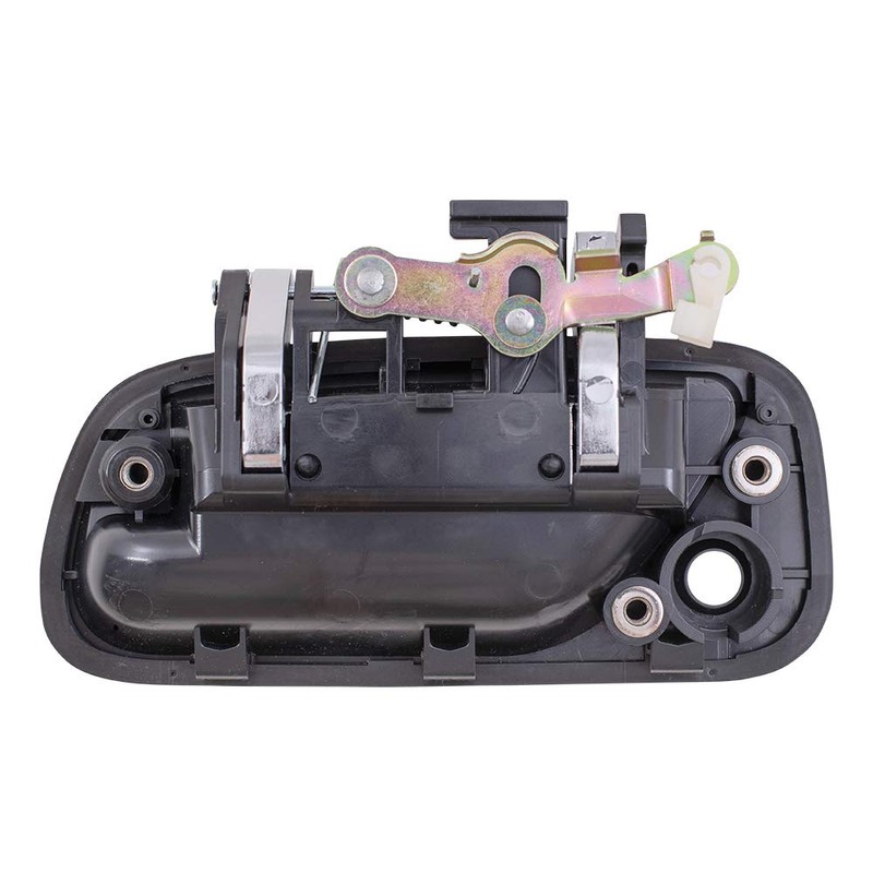 Brock Replacement Passengers Front Outside Door Handle w/ Keyhole Black