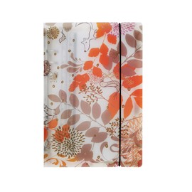 A6/ A5 6-Holes Colorful PP Cover Round Ring Binder Personal Organizer for Loose Leaf Sheet Refill Notebook/DIY Scrapbooking (Autumn, A6 Combo)