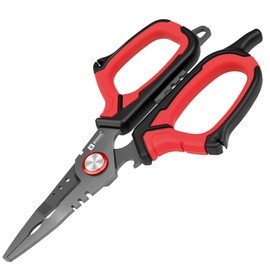Booms Fishing H07 Pliers Fishing Rust Free Needle Remover Line Cutter Small Lightweight Fishing Pliers with Butt Rope