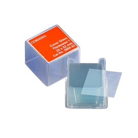 PYREX 18x18 mm Square #1 Cover Slip Glass 2845-18 (Pack of 200)